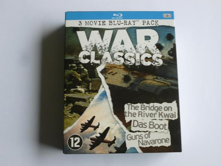 War Classics / Das Boot, Guns of Navarone, The Bridge on the, Cd's en Dvd's, Dvd's | Klassiekers, Zo goed als nieuw, Verzenden