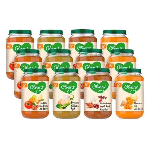 Olvarit 6+M Maaltijd Variatiemenu, Kinderen en Baby's, Babyvoeding en Toebehoren, Nieuw, Verzenden