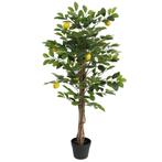 vidaXL Kunstcitroenboom met 3 stammen 120 cm polypropeen, Tuin en Terras, Verzenden