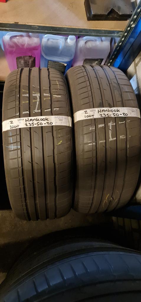 2x 235-50-20 Hankook Zomer 6mm €65 Per Band 235 50 20, Auto-onderdelen, Banden en Velgen, 20 inch, Zomerbanden, 235 mm, Personenwagen