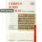 Corpus Iuris Civilis III Digesten 11-24 9789060119426, Verzenden, Zo goed als nieuw