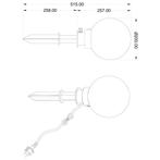 LED Priklamp met Stekker - Trion Balino - E27 Fitting - Mat, Huis en Inrichting, Ophalen of Verzenden, Nieuw