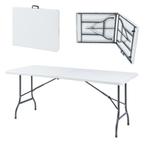 Klaptafel Ljusnarsberg tuintafel rechthoek 180x75x72 cm wit, Verzenden, Nieuw