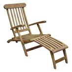 Showroommodel Harold deckchair teak, Tuin en Terras, Ophalen of Verzenden, Nieuw, Teakhout