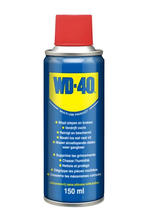 WD-40 siliconenvrije olie in een spuitbus (150 ml), Doe-het-zelf en Verbouw, Gereedschap | Handgereedschap, Nieuw, Ophalen of Verzenden