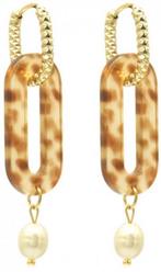 Luipaard print oorbellen - Verkleuren niet - 5 Centimeter, Sieraden, Tassen en Uiterlijk, Oorbellen, Overige materialen, Hangers