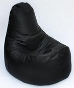 Zitzak sofa zwart - kunstleer fauteuil, Huis en Inrichting, Zitzakken, Ophalen of Verzenden, Nieuw