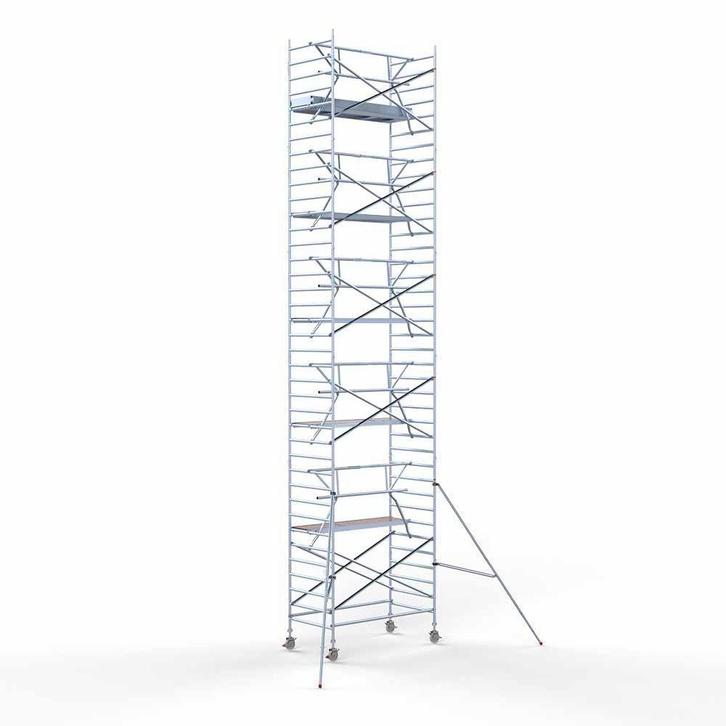 Rolsteiger 135 x 12,2 meter werkhoogte Basic, Doe-het-zelf en Verbouw, Steigers, Rolsteiger of Kamersteiger, Nieuw, 5 meter of hoger