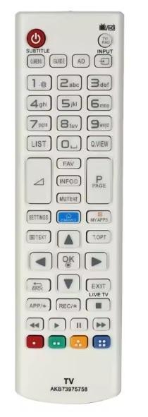 Afstandsbediening Lg AKB73975758 wit, Audio, Tv en Foto, Afstandsbedieningen, Origineel, Nieuw, Ophalen of Verzenden