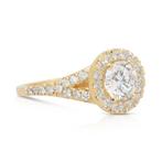 Ring - 18 karaat Geel goud - 1.80ct. tw. Diamant, Nieuw