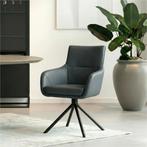 Set van 8 Leren draaibare eetkamerstoelen Fancy - Toledo, Ophalen of Verzenden, Nieuw, Leer, Vijf, Zes of meer stoelen