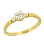 Ring - 14 karaat Geel goud Diamant (Natuurlijk), Sieraden, Tassen en Uiterlijk, Ringen, Nieuw