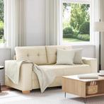 vidaXL Loveseat Bank Linnen 140 cm, Huis en Inrichting, Verzenden, Nieuw, Stof