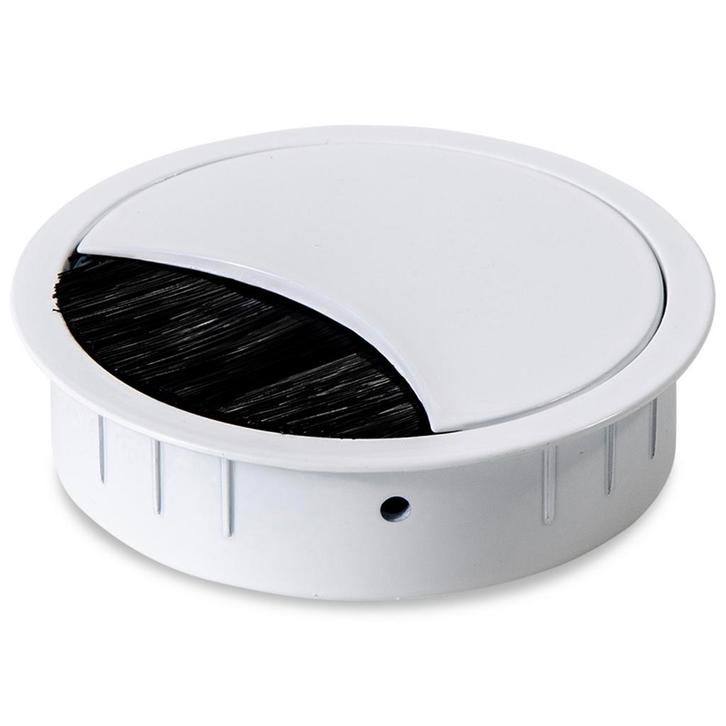 Kabeldop Shift 80 - Wit Metaal | Inbouw | 80 mm, Doe-het-zelf en Verbouw, Elektra en Kabels, Ophalen of Verzenden