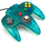 Originele Nintendo 64 Controller Aqua Blue, Ophalen of Verzenden, Zo goed als nieuw