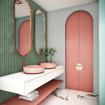 Wandtegel Groen 5x30cm (Muurtegels, Muur- en plafondtegels) beschikbaar voor biedingen