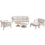 Olivia stoel bank loungeset 6 delig latte aluminium Taste, Ophalen of Verzenden, Nieuw, Aluminium