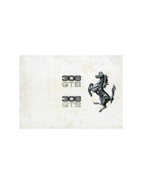 1977 FERRARI 308 GTS GTB BROCHURE 147/77, Boeken, Auto's | Folders en Tijdschriften, Ferrari