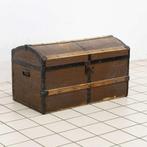 Vintage Ronde Reiskist, Huis en Inrichting, Woonaccessoires | Kisten, Ophalen of Verzenden, Nieuw