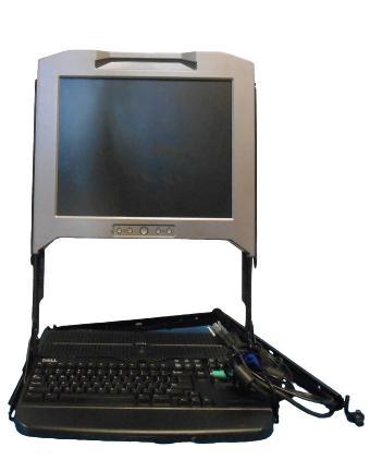 Dell 137PH 1U Poweredge Console Rack 17 LCD | KMM, Computers en Software, Servers, Zo goed als nieuw, Onbekend, Ophalen of Verzenden