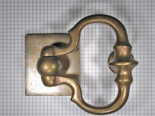 Deurklopper brons antiek, Doe-het-zelf en Verbouw, Hang- en Sluitwerk, Verzenden