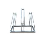 Fietsenrek 3 Fietsen Zilver - BRASQ, Fietsen en Brommers, Nieuw