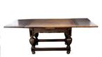 Tafel - Bolpoot tafel - Ebbenhout, Eik, Ebonised wood, Antiek en Kunst