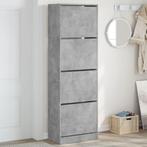 vidaXL Schoenenkast met 4 klaplades 60x34x187,5 cm, Verzenden, Nieuw