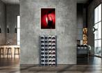 Wijnrek | 32 flessen | 45x20x80cm | Staal | Flessenrek |, Huis en Inrichting, Woonaccessoires | Wijnrekken, Verzenden, Nieuw, 25 flessen of meer