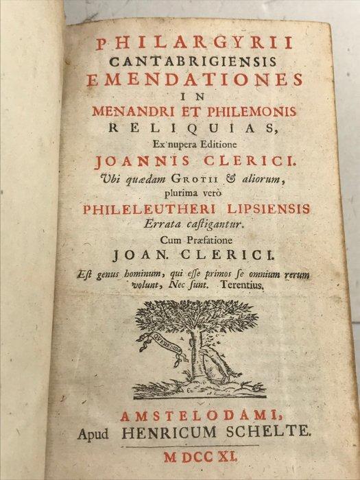 Jan Cornelis de Pauw / Jean Le Clerc - Philargyrius, Antiek en Kunst, Antiek | Boeken en Bijbels