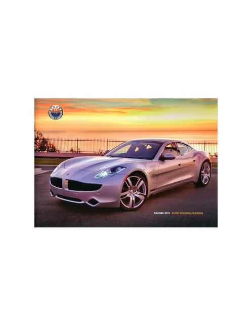 2011 FISKER KARMA BROCHURE DUITS, Boeken, Auto's | Folders en Tijdschriften
