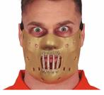 Gouden Halloween Masker Hechtingen, Hobby en Vrije tijd, Verzenden, Nieuw