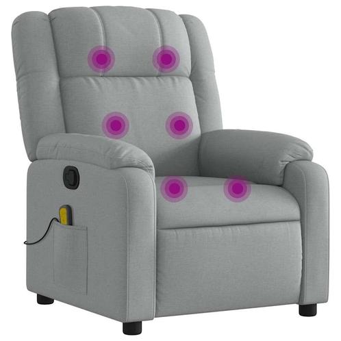 Massagestoel Lichtgrijs - Verstelbaar & Relaxed! retourde..., Huis en Inrichting, Stoelen, Grijs, Nieuw, Ophalen of Verzenden