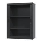 Nieuwe roldeurkast - 105x80x40cm - archiefkast - zwart