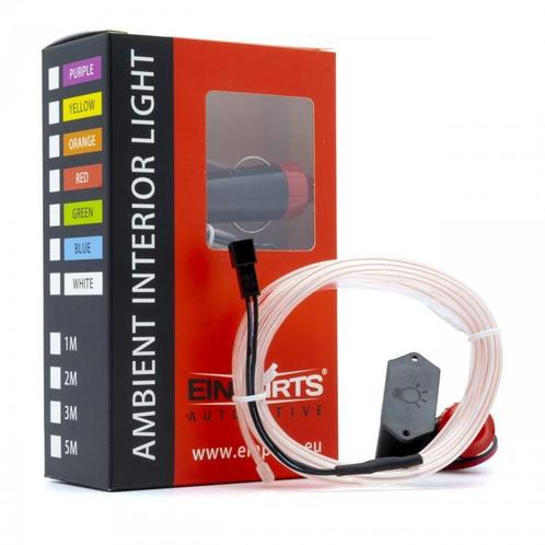 LED Interieur / sfeer verlichting strip - Wit - 2 Meter, Auto diversen, Auto-accessoires, Nieuw, Verzenden