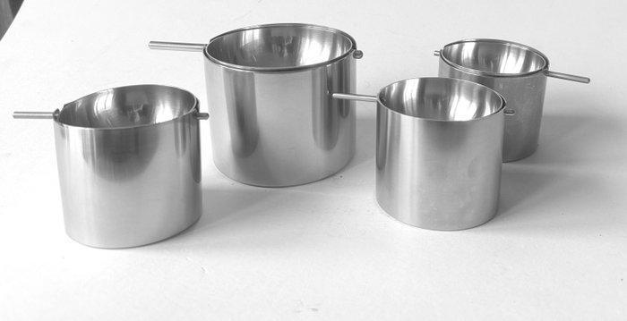 Stelton - Arne Jacobsen - Asbak (4) - Modern - Staal -, Antiek en Kunst, Curiosa en Brocante