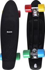 Move - cruiser board - Old School Retro - zwart - 22``, Sport en Fitness, Skeelers, Ophalen of Verzenden, Nieuw