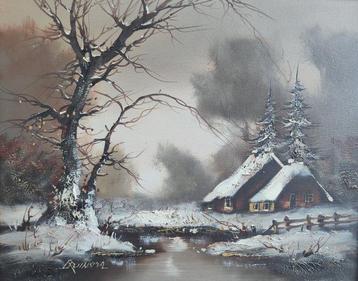 Cornelis Bruinsma (1942) - Hollands Winterlandschap beschikbaar voor biedingen