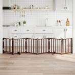 vidaXL Hondenhek inklapbaar 6panelen 300cm massief vurenhout, Dieren en Toebehoren, Verzenden, Nieuw