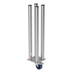 FORTEX STAGE750 Quattro poot met zwenkwiel/rem podiumhoogte, Muziek en Instrumenten, Verzenden, Nieuw