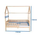 Speelbed Huis 80x160cm | Blanco Lak | Laatste Stuks!, 85 tot 100 cm, Nieuw, Ophalen of Verzenden, Hoogslaper of Stapelbed