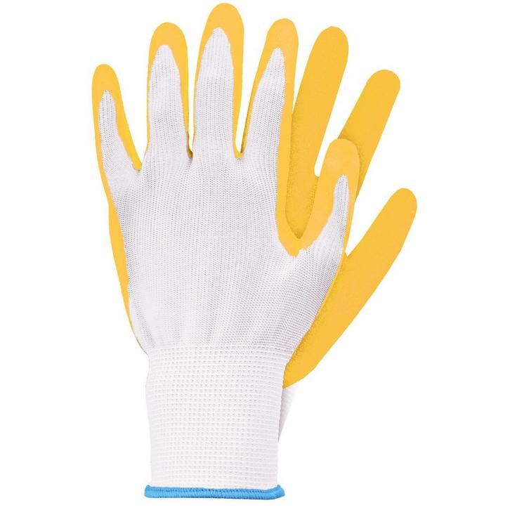 Talen Tools Werkhandschoenen Latex Lichtgeel - Maat S (Tuin), Tuin en Terras, Hand-tuingereedschap, Nieuw, Ophalen of Verzenden