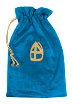 Pepernotenzak met mijter turquoise, Verzenden, Nieuw