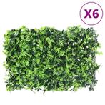 Hek met kunstbladeren6 st 40x60 cm groen (Tuinieren), Nieuw, Verzenden