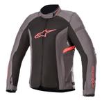 Alpinestars Stella T-Kira V2 Air Jas Tar Grijs Zwart Diva, Motoren, Kleding | Motorkleding, Nieuw met kaartje, Jas | textiel, Verzenden