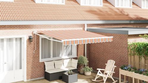 vidaXL Inklapbaar Zonnescherm Meerkleurig 300x250 cm Stof, Tuin en Terras, Zonneschermen, Nieuw, Verzenden