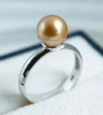 Zonder Minimumprijs - Ring Zilver Parel - 24K verzadiging,, Nieuw
