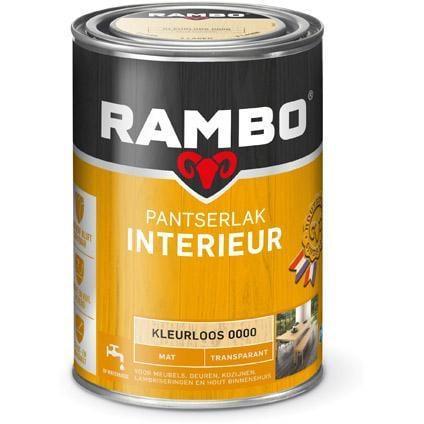 Rambo Pantserlak Interieur - Warm wenge 0776 Zijdeglans T..., Doe-het-zelf en Verbouw, Verf, Beits en Lak, Lak, Overige kleuren