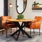 Eettafel Arlington | 120 cm | Rond, Huis en Inrichting, Tafels | Eettafels, Ophalen of Verzenden, Nieuw