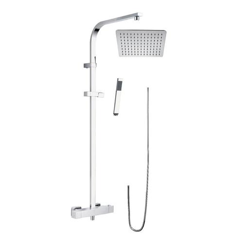 Opbouw Regendoucheset Lacus Linosa 101x45 cm Verchroomd, Doe-het-zelf en Verbouw, Sanitair, Kraan, Nieuw, Chroom, Ophalen of Verzenden